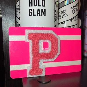NEW PINK Logo Puffy P Reloadable / Collectible Card